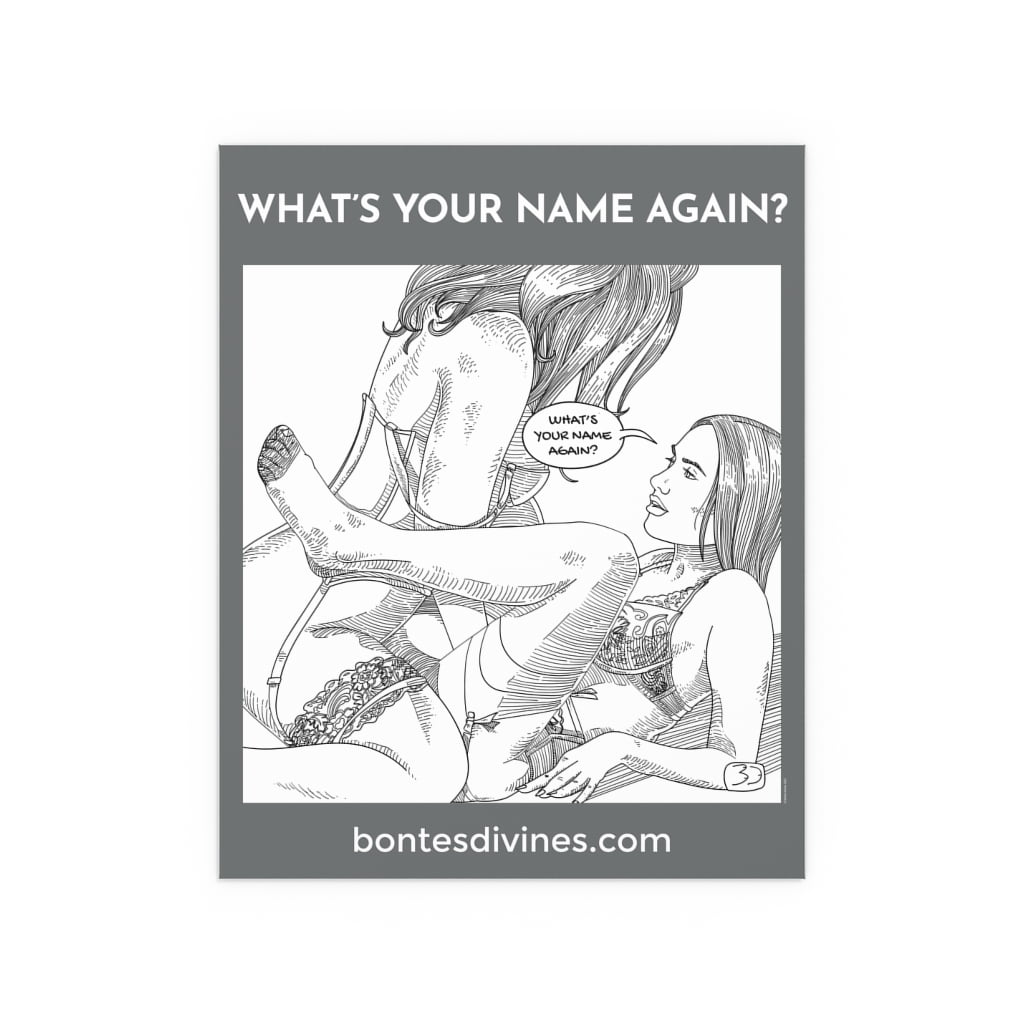 What's your name again? poster