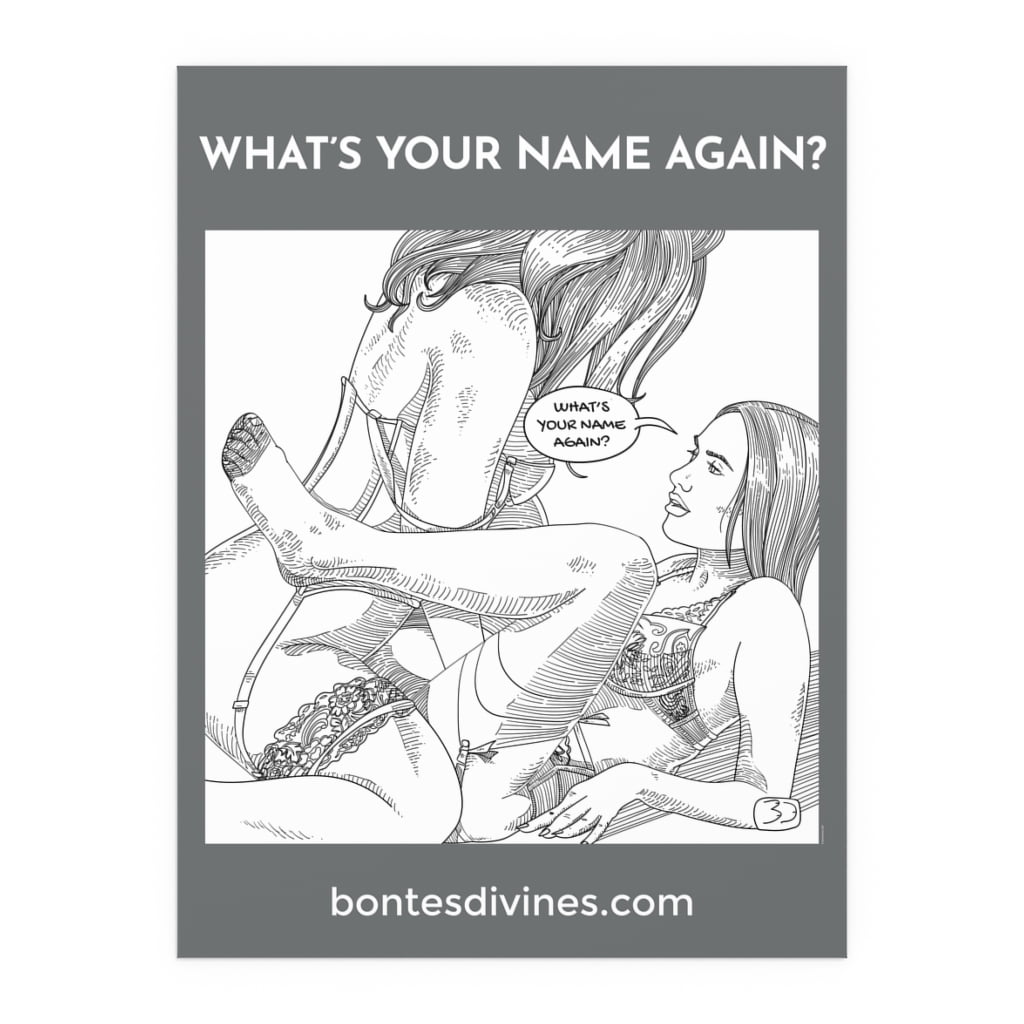 What's your name again? poster